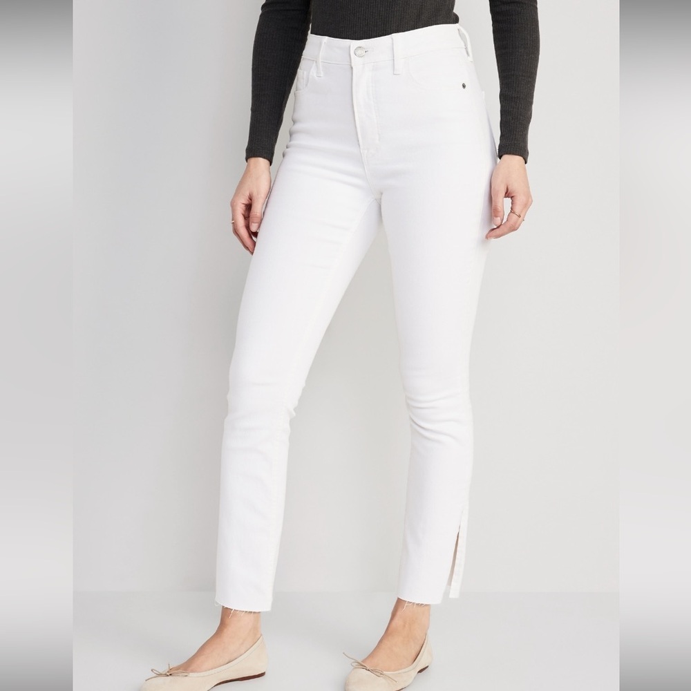 Old Navy Size 10 Extra High-Rise Rockstar 360 Stretch Secret-Smooth Pocket Jeans